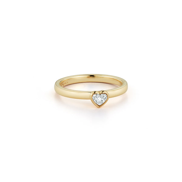 Les Classiques Diamond Heart Pinky Ring