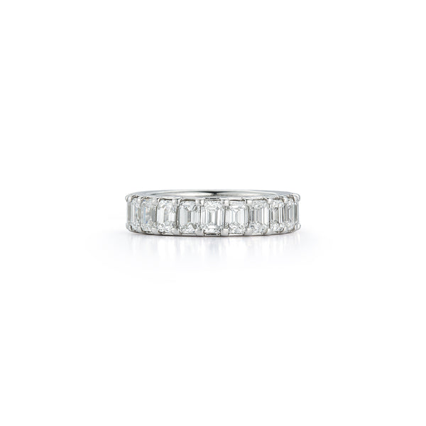 Emerald Cut Eternity Band