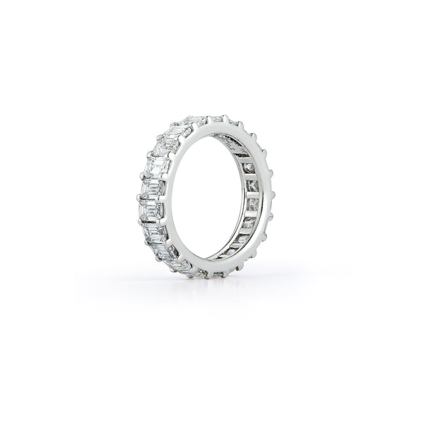 Emerald Cut Eternity Band