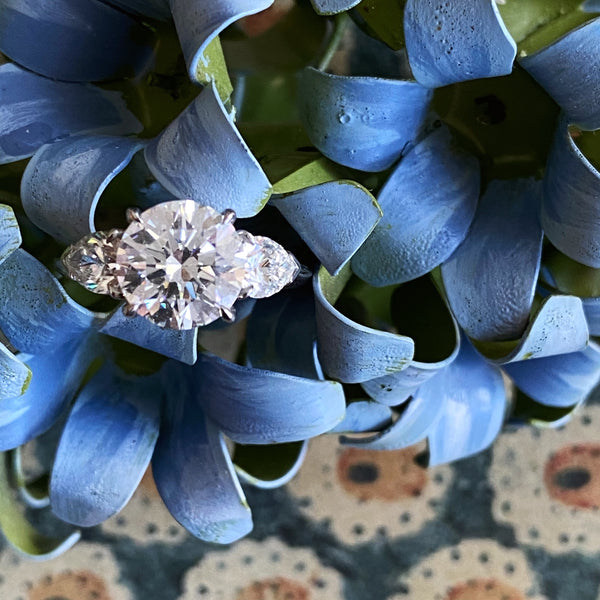 Three-Stone Diamond Engagement Ring