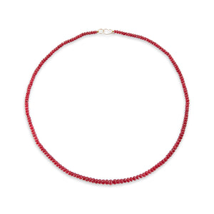 Les Classiques 16" Ruby Bead Necklace