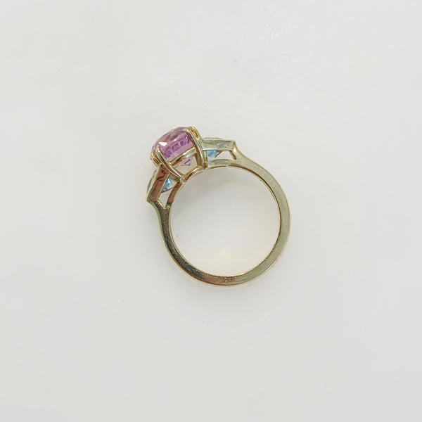 One-of-a-Kind Spinel and Aquamarine Ring
