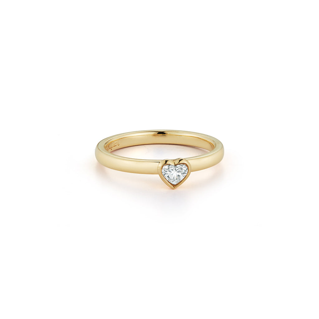 Les Classiques Diamond Heart Pinky Ring – Couplet
