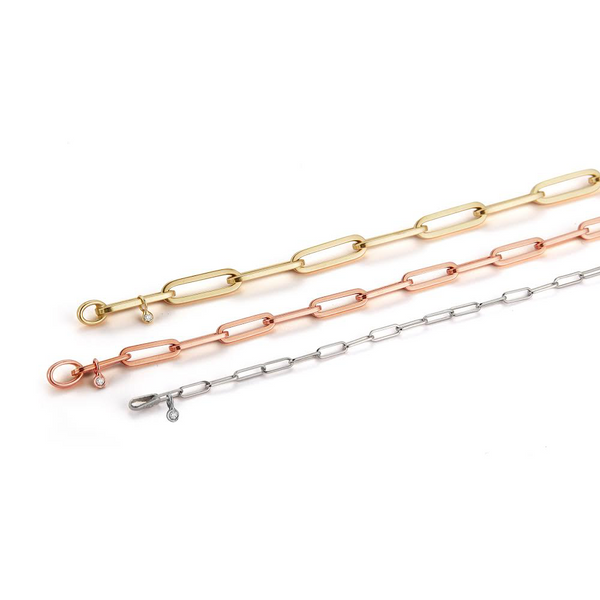 Les Classiques Large Link Hollow Handmade Gold Chain
